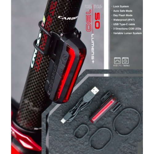 MOON ARKA ÇAKAR CERBERUS 150 LM USB 90310050101