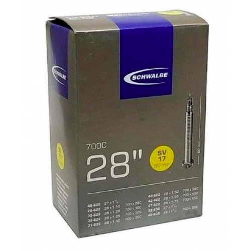 SCHWALBE IÇ LASTIK 28  700C SV17 60MM ( INCE SIBOP ) 28/47-622/635 10429363