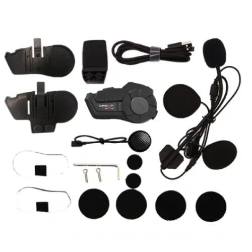 CROWN MICRO CMMK-02 Motosiklet Kask Bluetooth interkom Seti