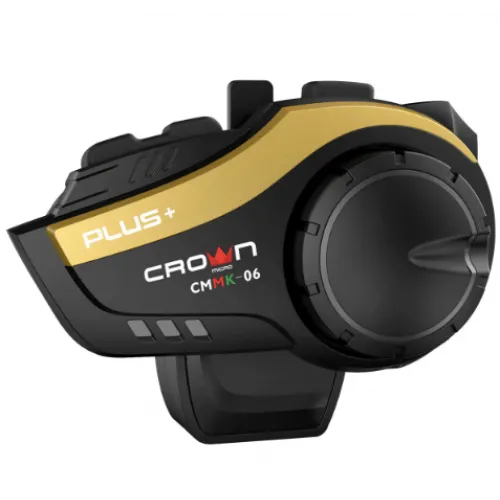CROWN MİCRO CMMK-06 PLUS+ 6 Kişilik Motosiklet Kask Bluetooth intercom Seti