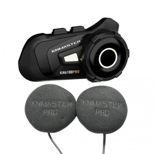 KN Master KN6100 PRO Motosiklet Kask İnterkom Bluetooth Kulaklık Seti