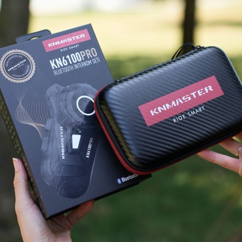 KN Master KN6100 PRO Motosiklet Kask İnterkom Bluetooth Kulaklık Seti