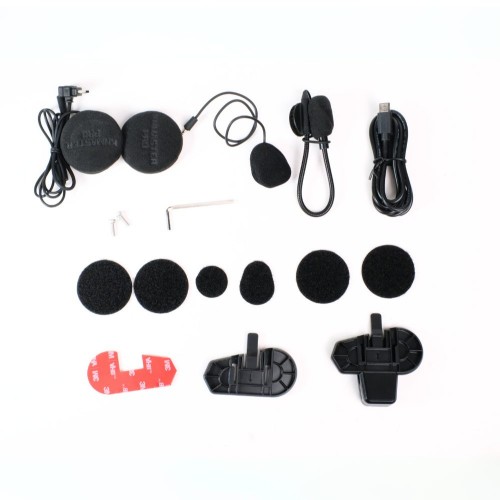 KN Master KN2300 PRO Motosiklet Kask İnterkom Bluetooth Kulaklık Seti