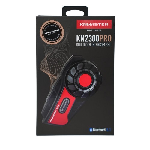 KN Master KN2300 PRO Motosiklet Kask İnterkom Bluetooth Kulaklık Seti