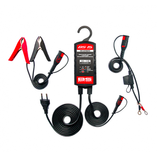 BS15 - AKILLI OTOMATİK AKÜ ŞARJ CİHAZI 12V 1.5A -  BS BATTERY