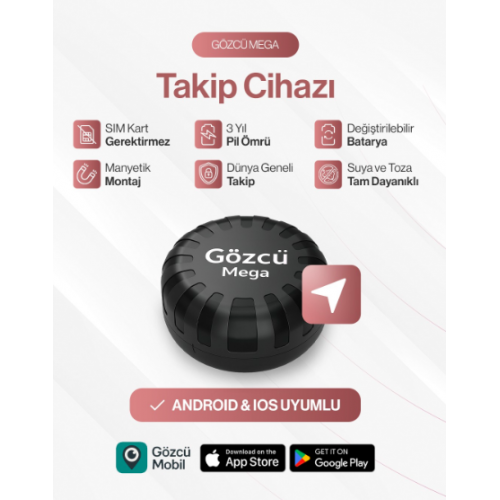GÖZCÜ MEGA TAKİP CİHAZI (Android+Ios) GÖZCÜ MEGA TAKİP CİHAZI (Android+Ios)