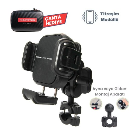 KN Master TT870 Titreşim Önleyicili Motosiklet Telefon Tutucu KN Master TT870 Titreşim Önleyicili Motosiklet Telefon Tutucu