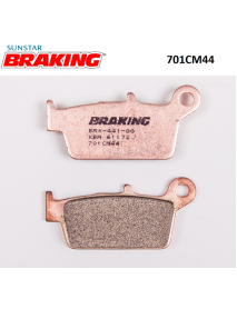BRAKING 701CM44 Sinterli Arka Fren Balatası - Honda Kawasaki Yamaha