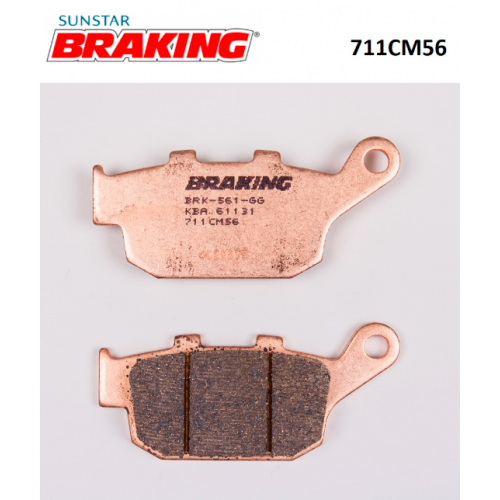 BRAKING 711CM56 Sinterli Fren Balatası Honda Kawasaki Suzuki Triumph