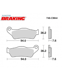 BRAKING 890CM44 Sinterli Fren Balatası KTM Husqvarna