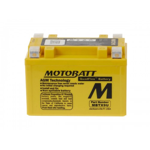 MOTOBATT QUADFLEX 4 KUTUP 10,5 Ah 160 CCA AKÜ
