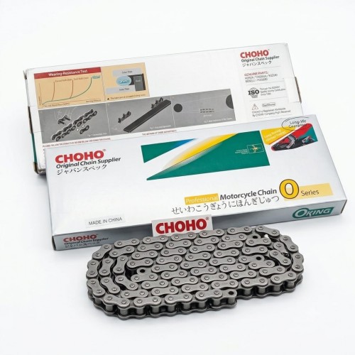 CHOHO - Oringli Çelik - 520 Zincir - 114 Bakla